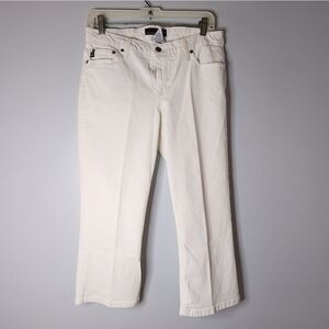 Aeoropostale white jeans cropped women's size 11/12
